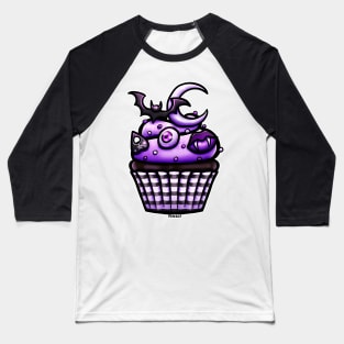 Creepy Cute Cupcake Baseball T-Shirt